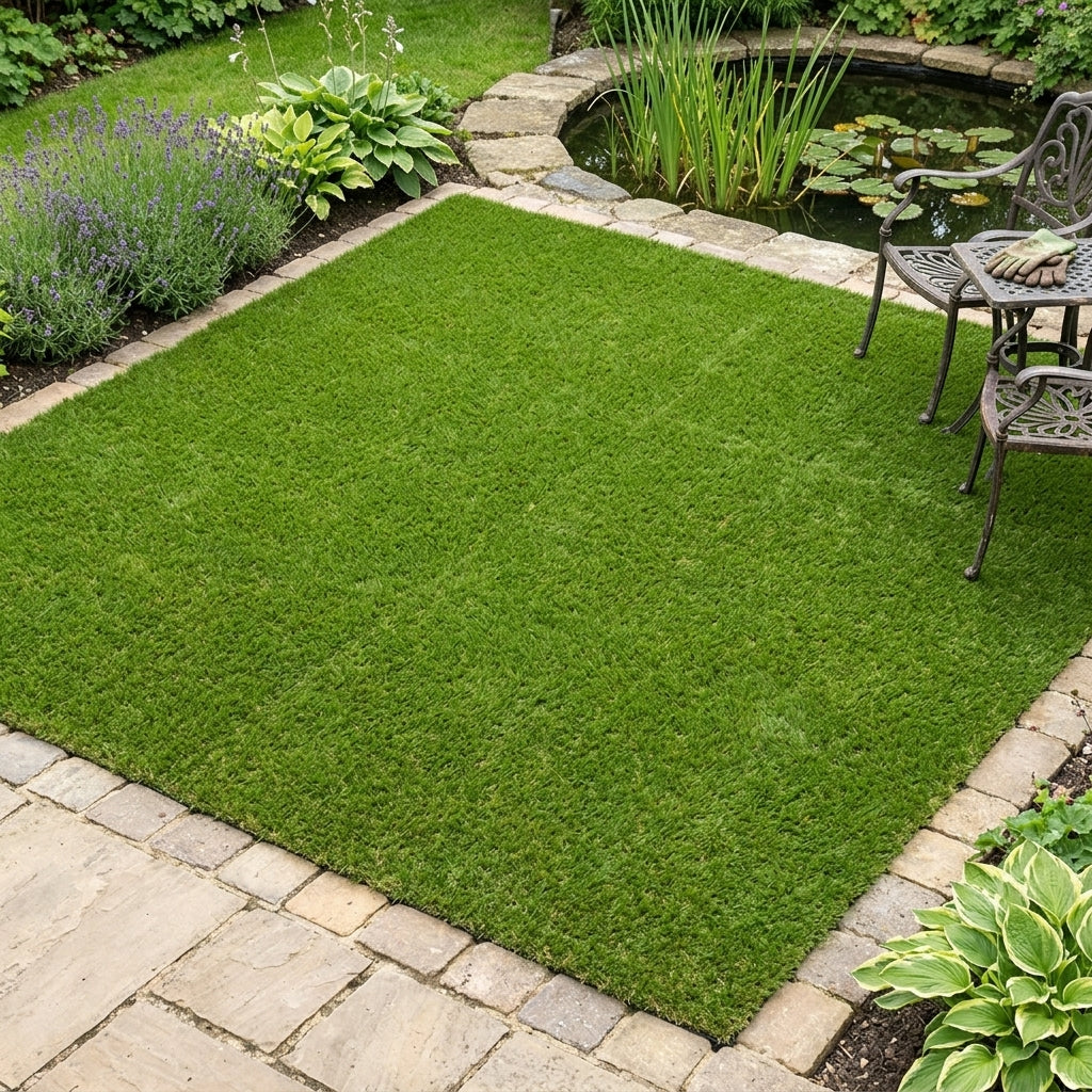 4m x 3m artificial grass with 30mm pile depth