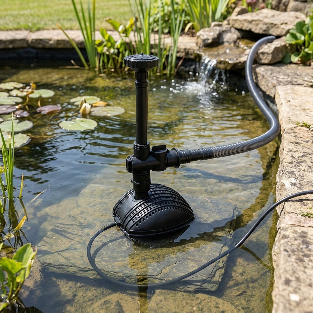 Fountain Pump 14x14x10cm with 44cm Fountain Height, 14W, 220-240V