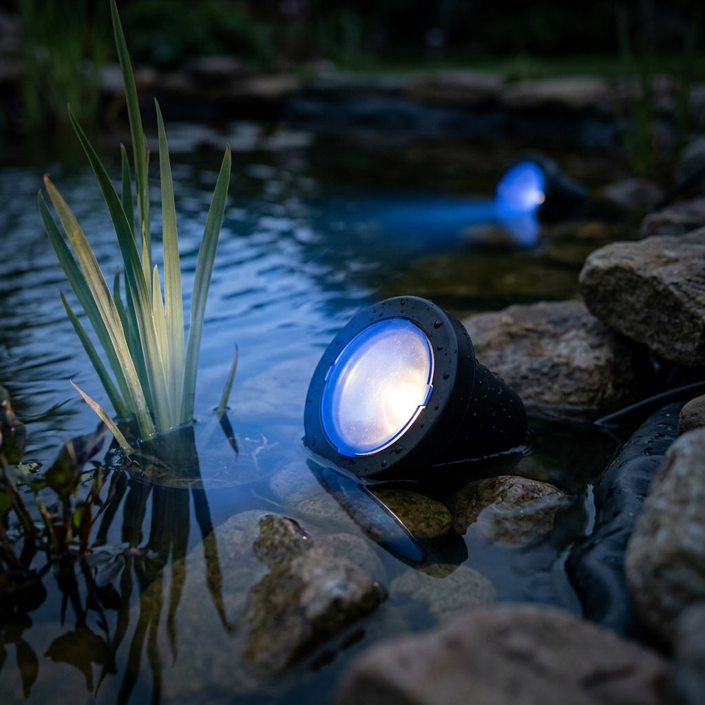 Halogen Pond Light Blue Lenses Set – Pack of 3 Replacement Covers