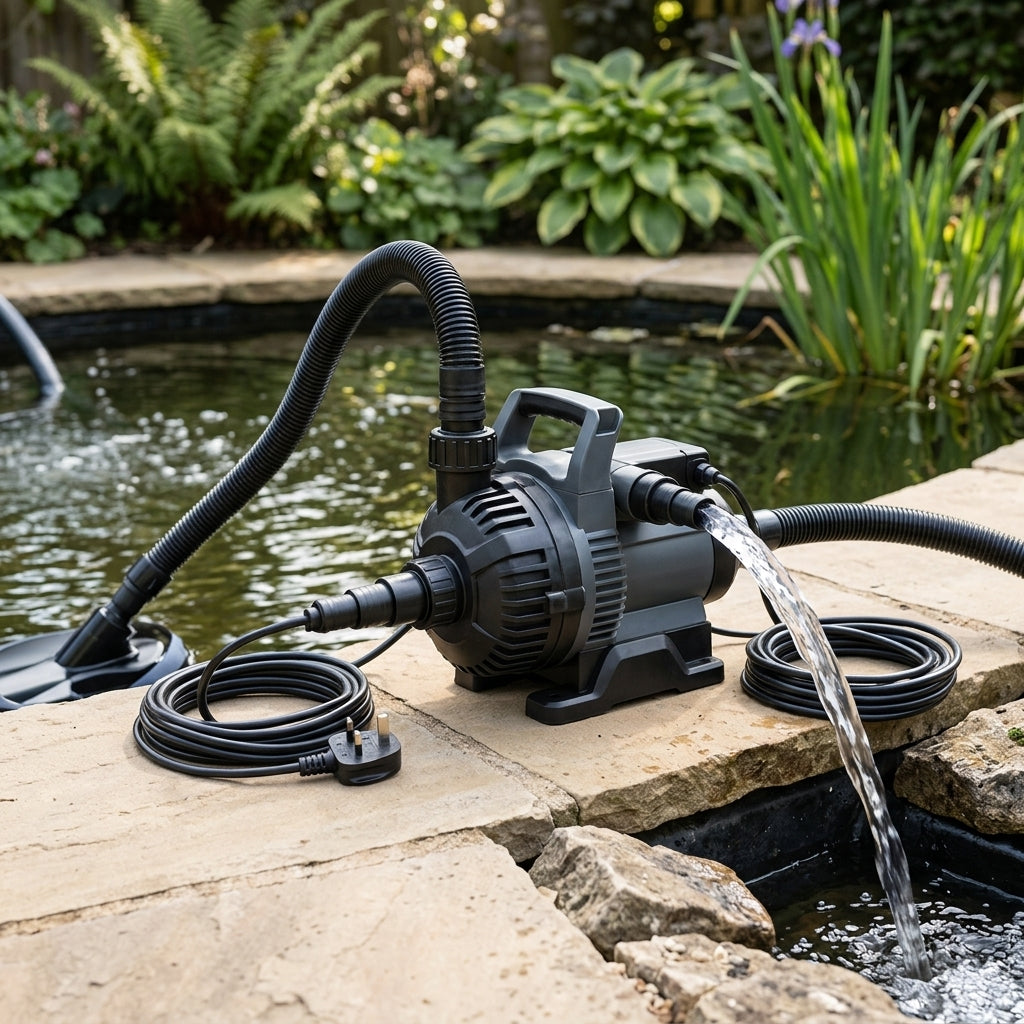 Non-Stop Discharge Pump 3-Pin for Pond Vacuum Systems