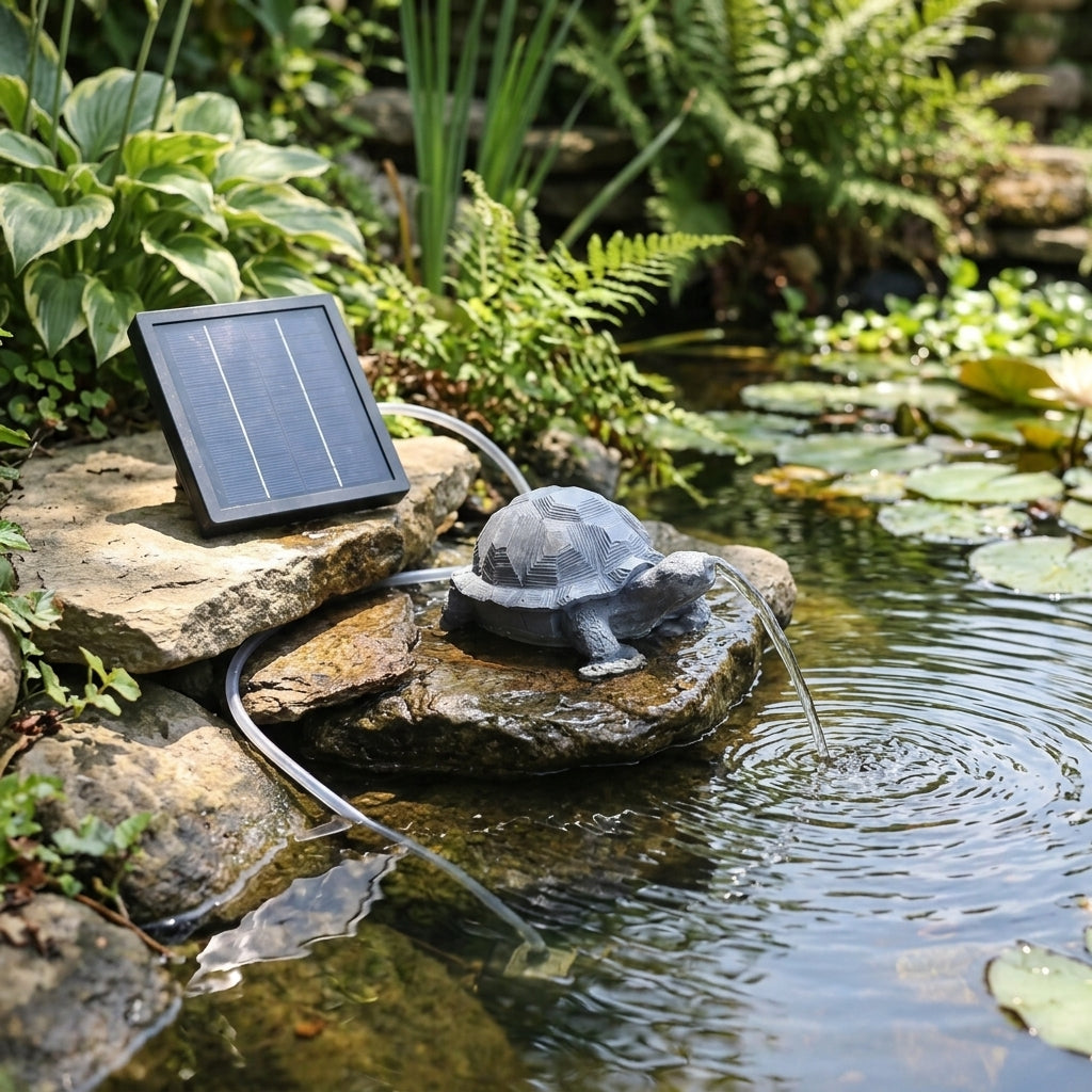 Turtle Pond Spitter Ornament – Decorative Water Feature for Ponds