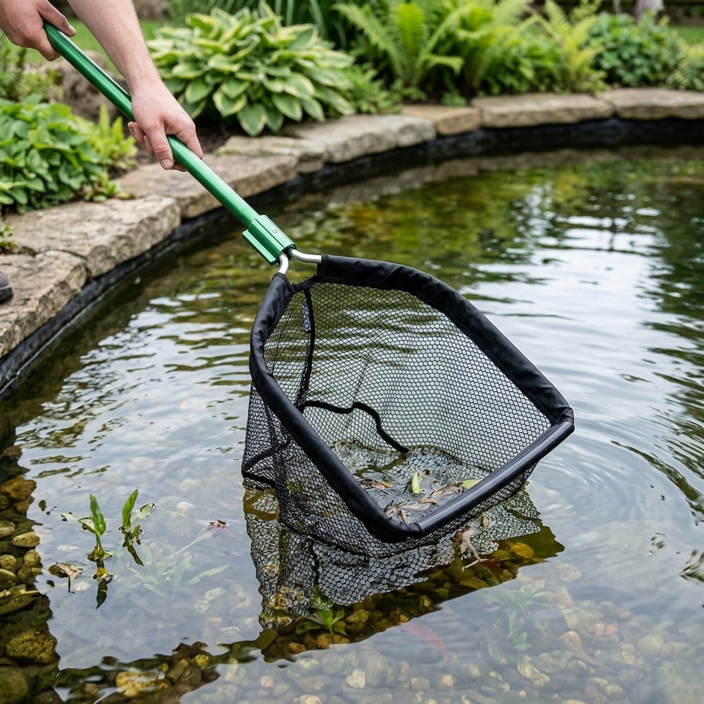 41 x 46cm Heavy Duty Pond Catch Net Head with Scrape Bar Protection