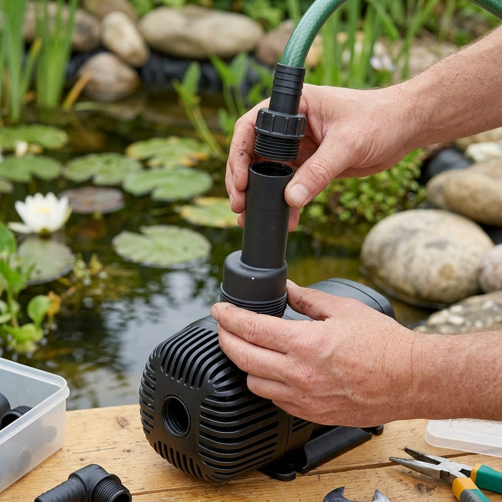 Small Threaded Outlet Adaptor for Pond Pump – Replacement Fitting