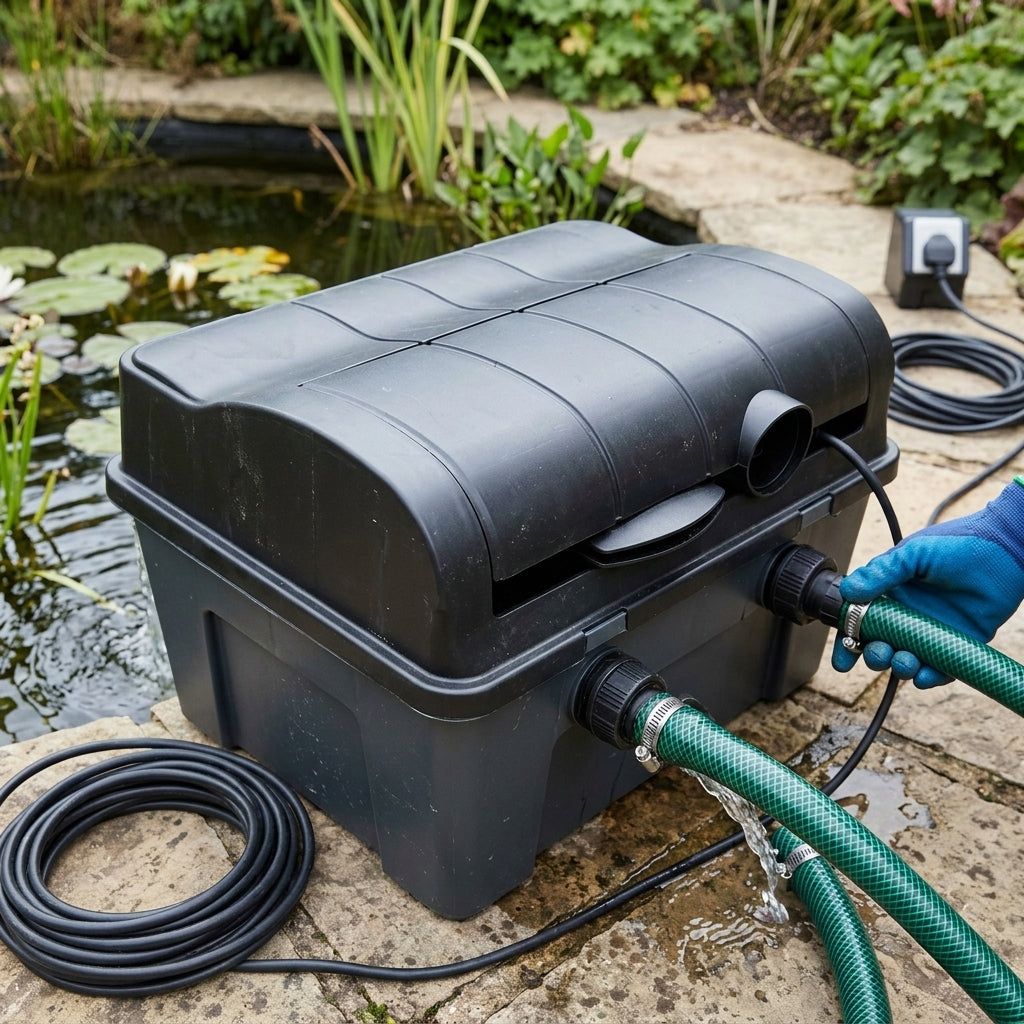 Replacement Lid and UVC for Filtration Box with Ballast, Bulb and Quartz