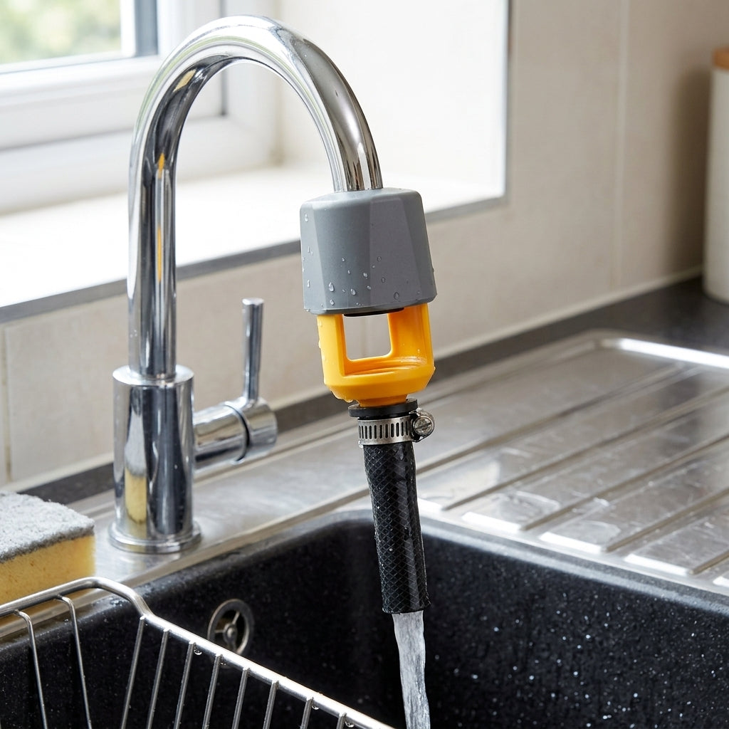 43mm x 34mm Mixer Tap Connector Plastic Single Outlet