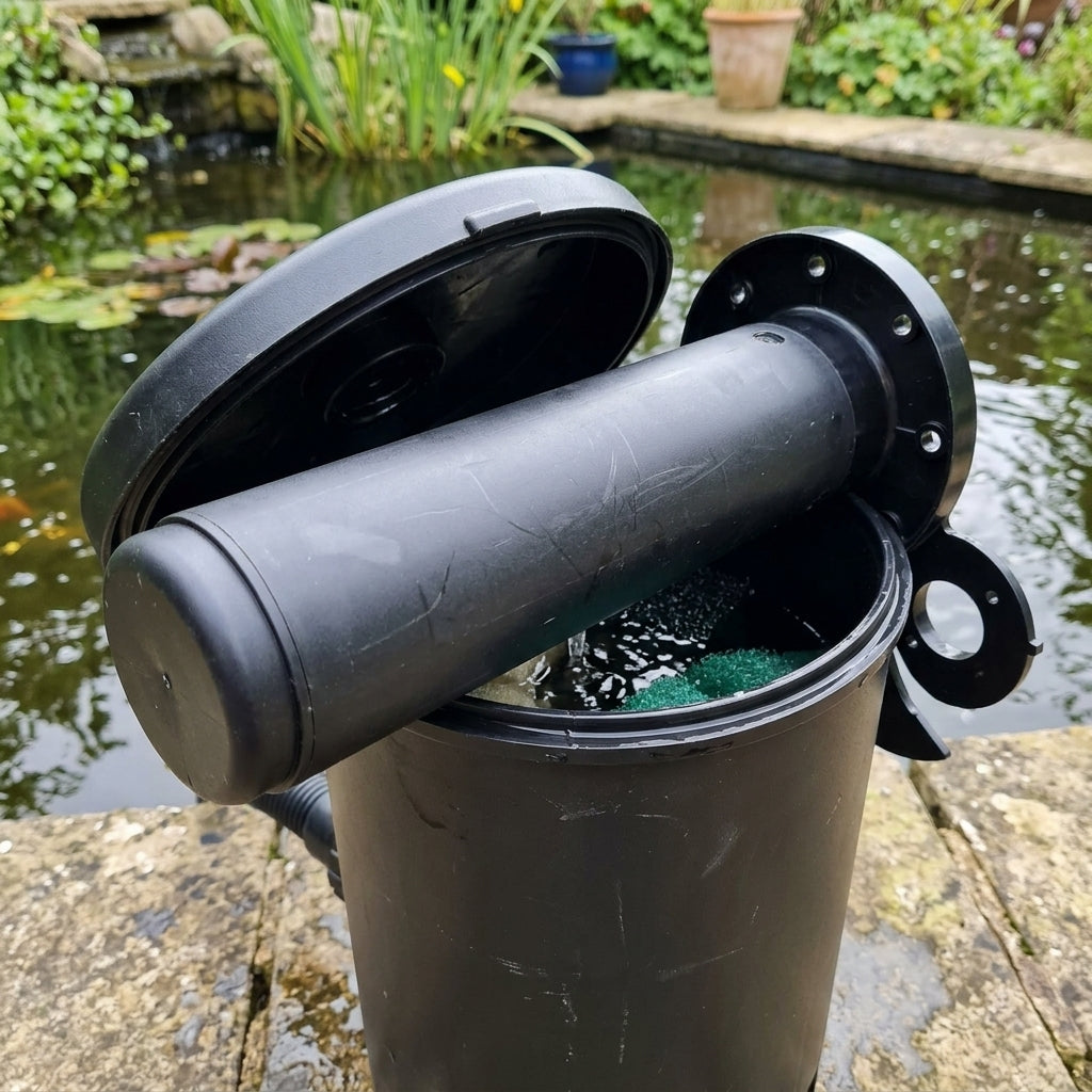 Replacement Quartz Sleeve Cover for 6000 Pond Filter, Black Plastic