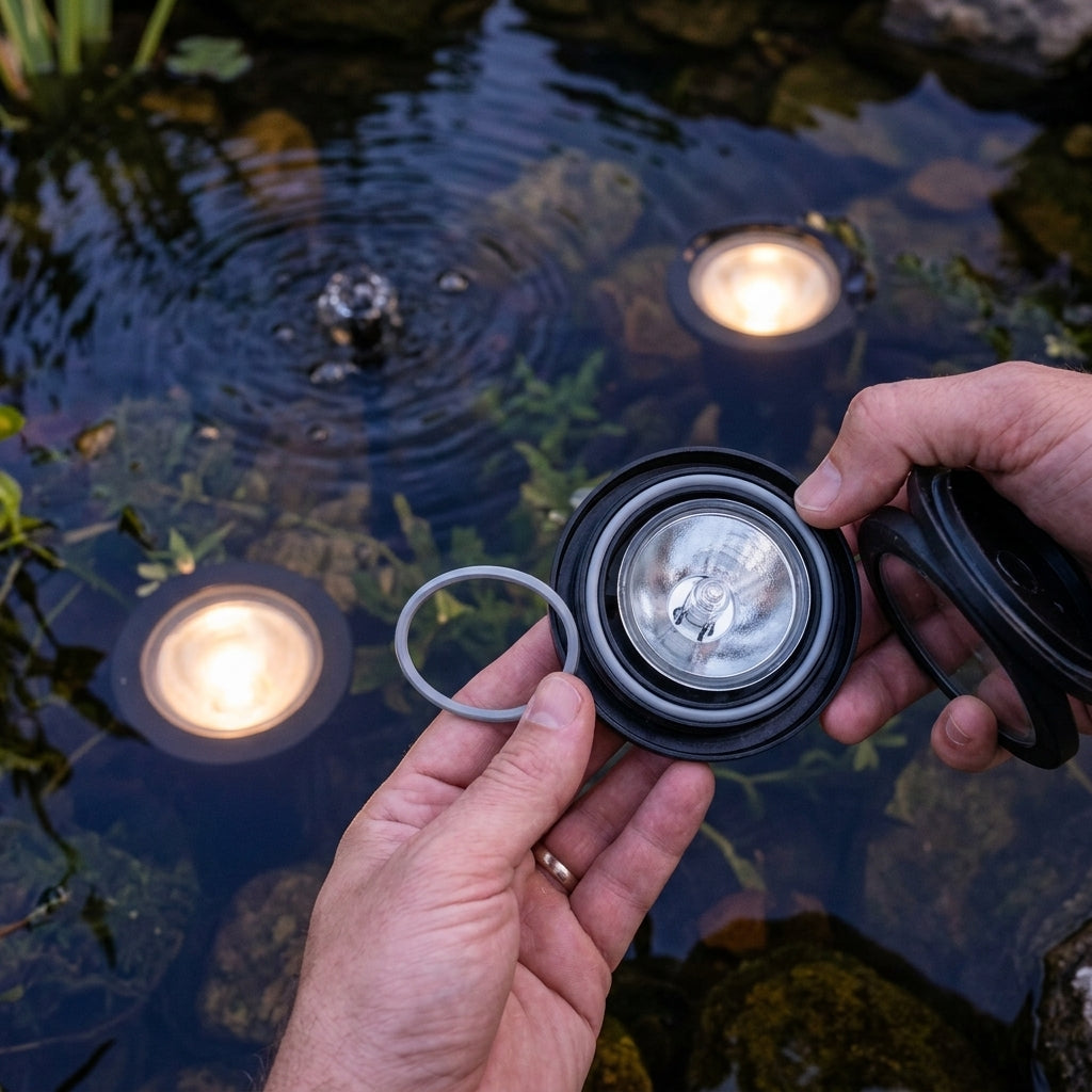 Halogen Lens O-Rings x3 for Pond Lighting