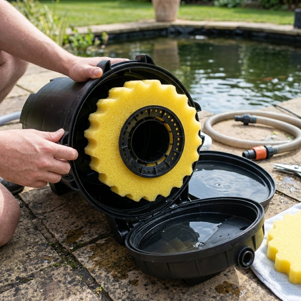 Fine Yellow Foam for 9000 Pressurised Pond Filter Replacement