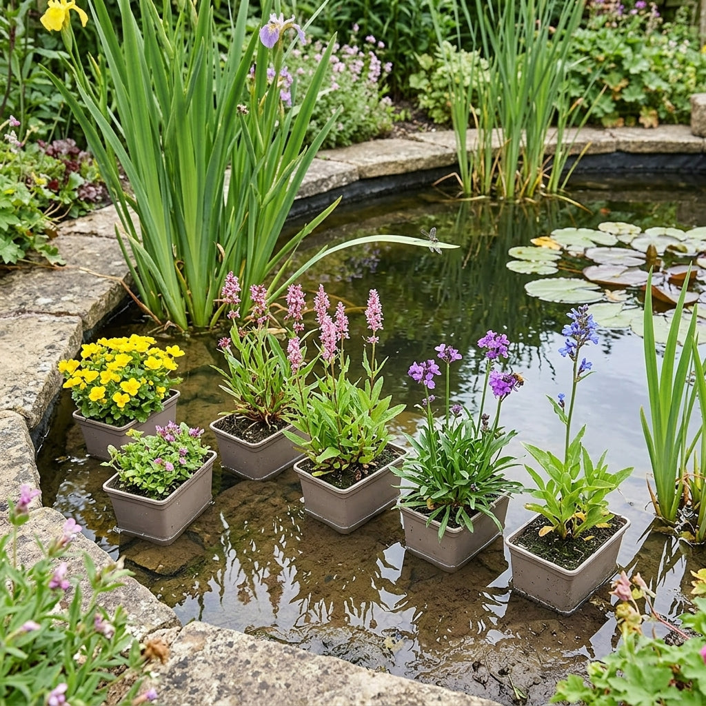 6 x 9cm Marginal Pond Plants - Wildlife Mix