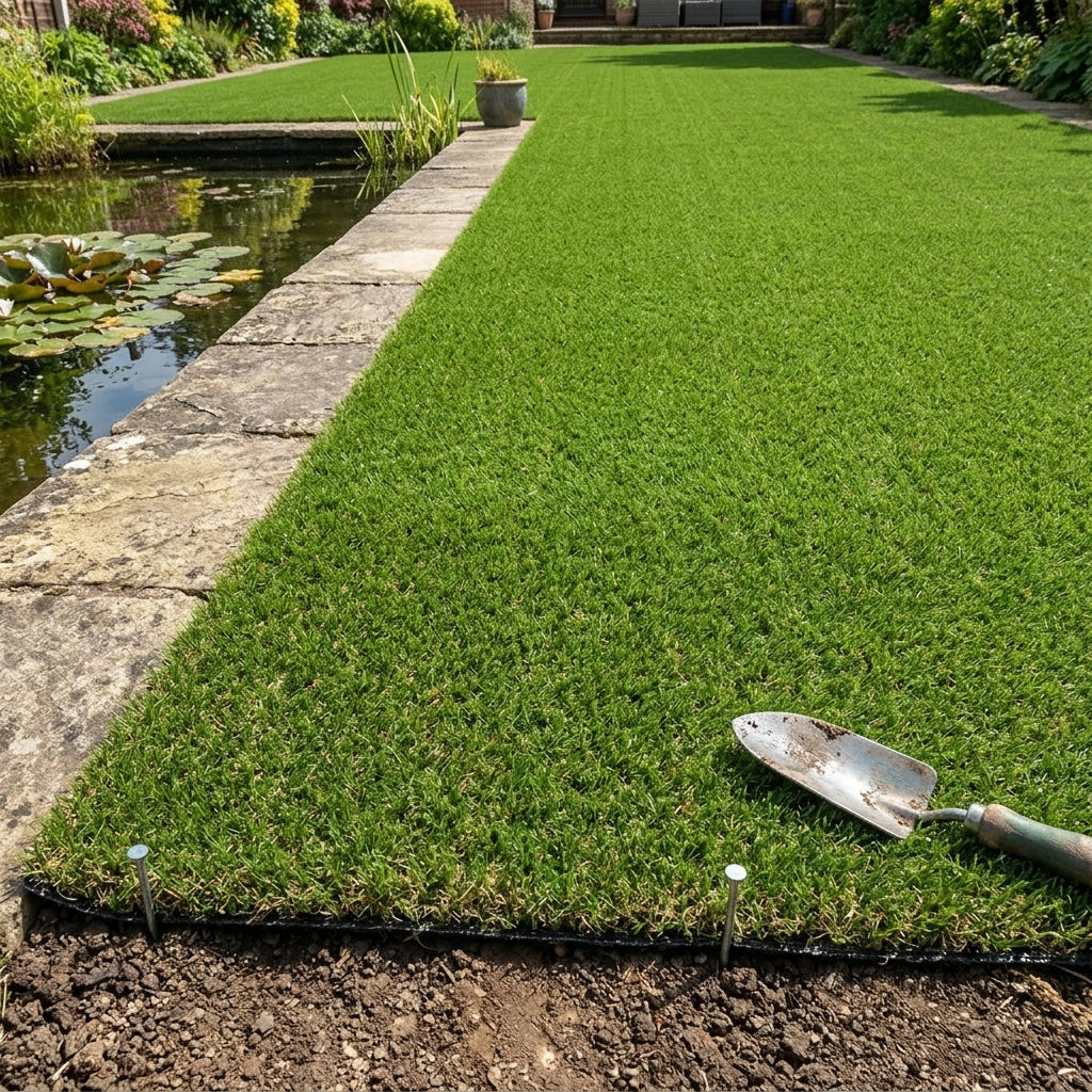 2m × 9m artificial grass roll, 30mm pile depth