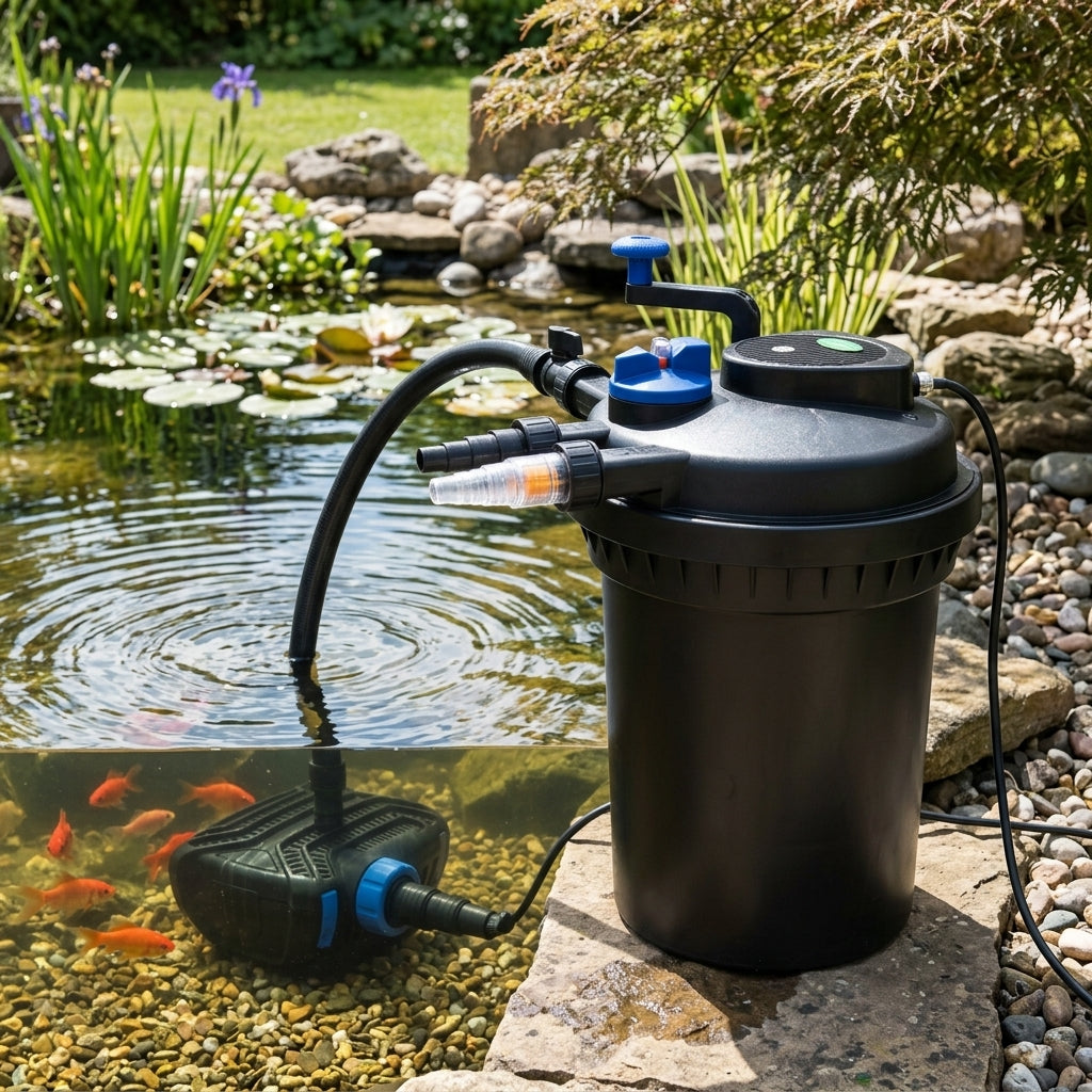 SpinClean 12000 Filter and UltraFlow Pump Set for Ponds up to 12,000L