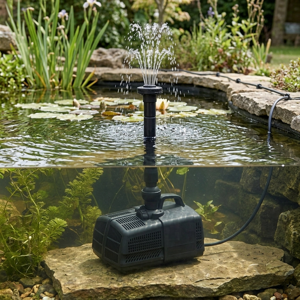 14x9x11cm Fountain Pump with 13W Power and 0.75m Head Height