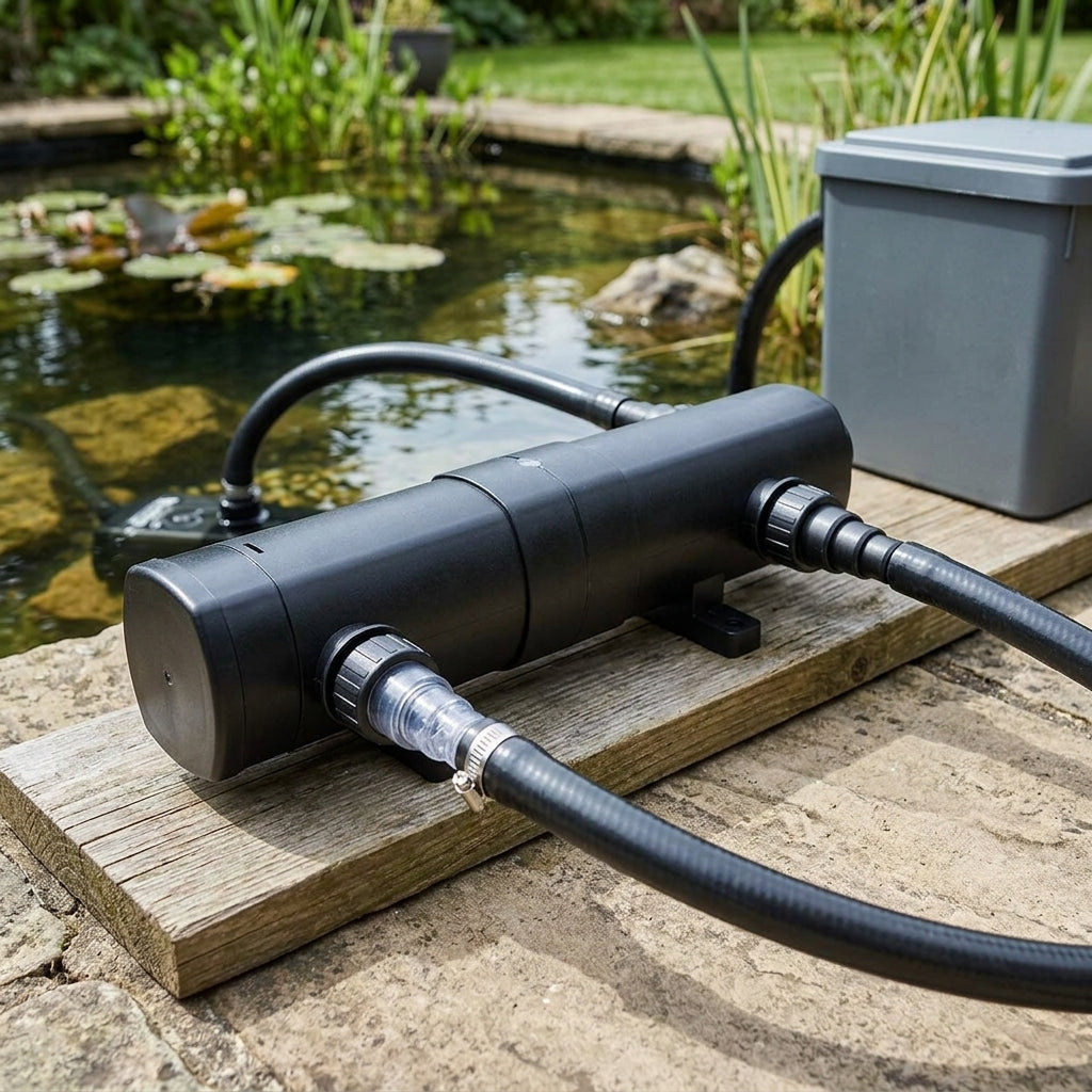 36W UVC Clarifier for Ponds up to 23,000 Litres with Thermal Protection