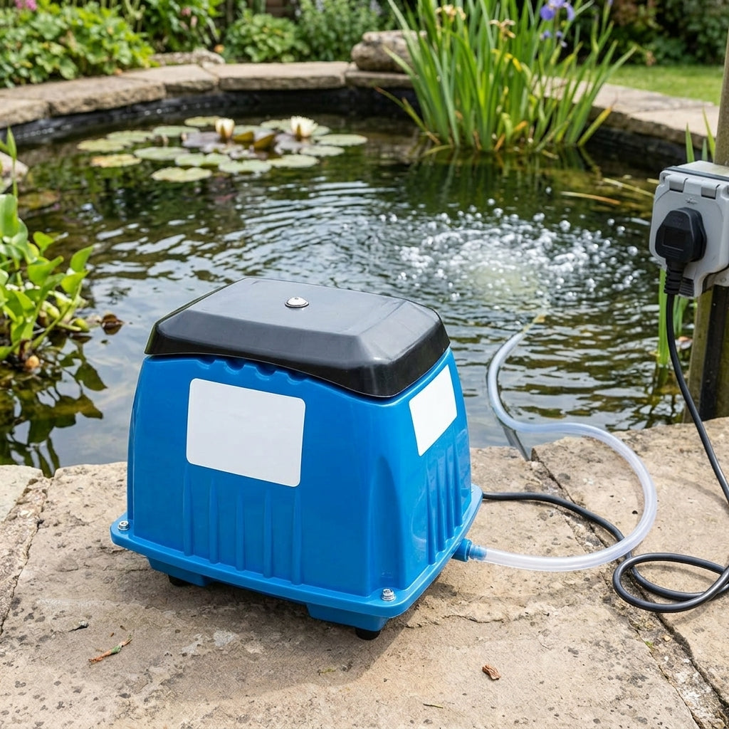 130 Litre Air Pump for Ponds – High Output, 88W, 220-240V