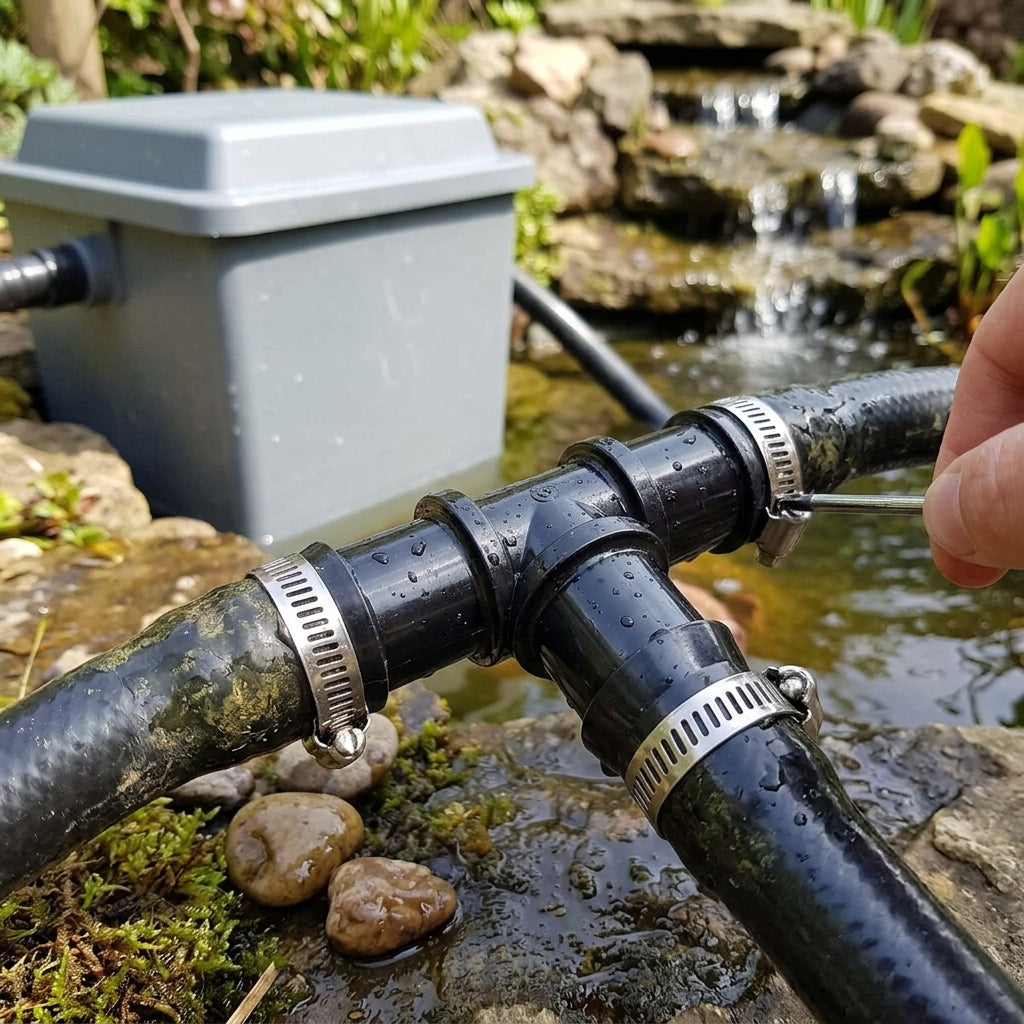 20mm T-Piece Connector for Flexible Pipework