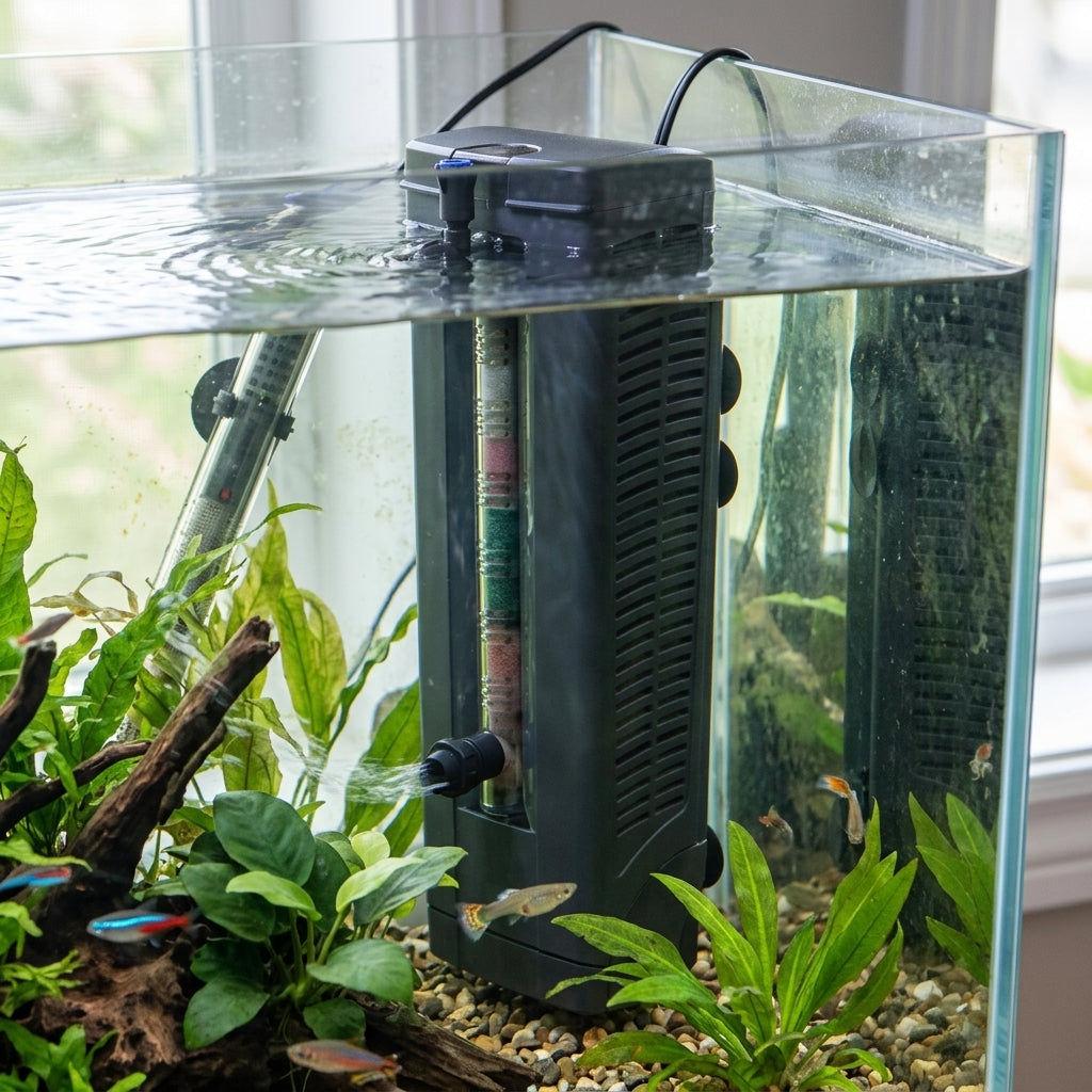33cm Underwater Aquarium Filter for 130-240 Litre Tanks, 10W