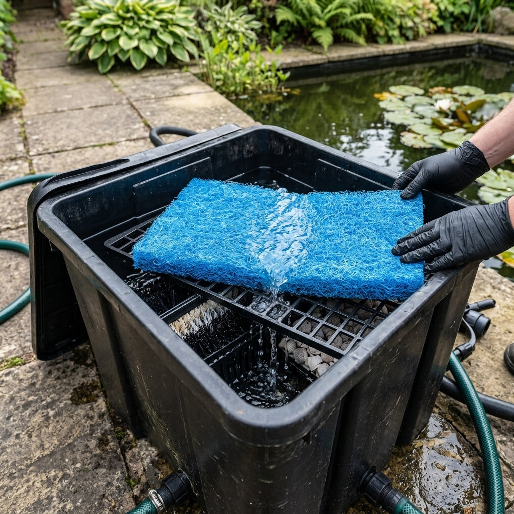 44 x 23 x 4cm Filter Mat Blue Japanese Style for MultiChamber Systems