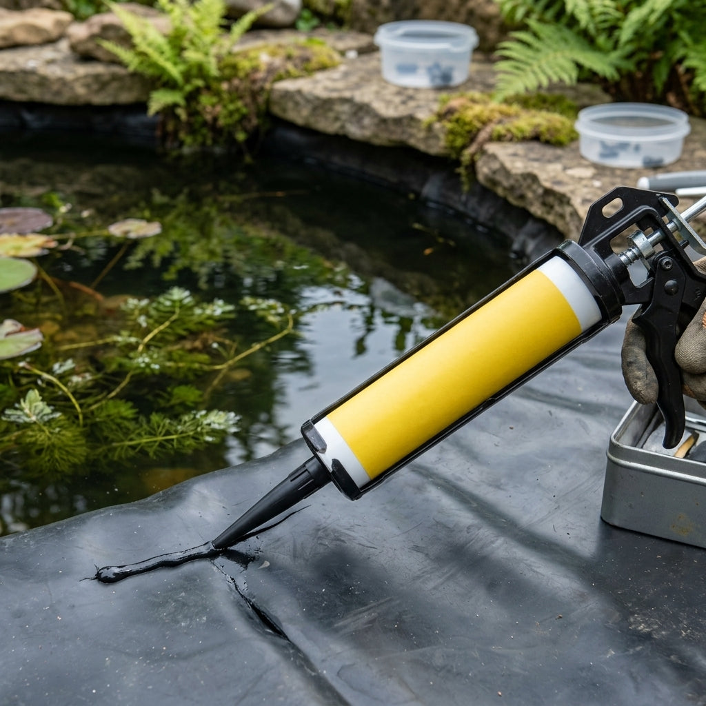 290ml Black Sealer for Pond Liners – Bonds Underwater