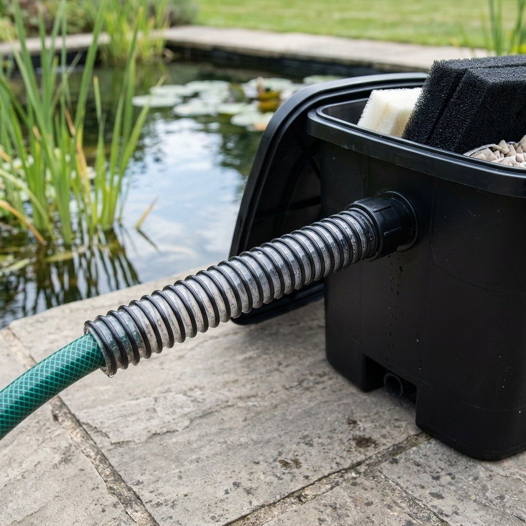 28.5cm Hose Extension Piece for Pond Filter, 3.5cm Diameter