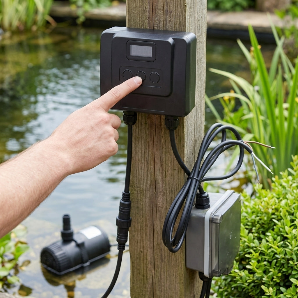 12.5 x 10 x 5cm LCD Controller for 15000 Pond Pump