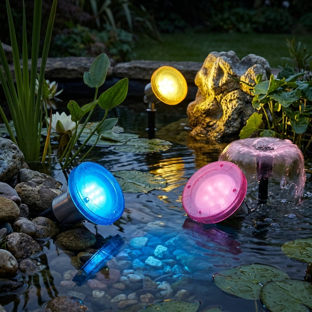 LED colour lenses for Enhance pond light – pack of 3
