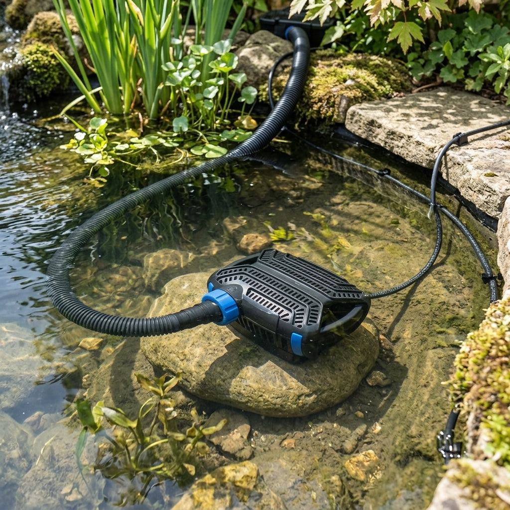 Filter Pump with Auto-Off Feature and Eco Motor