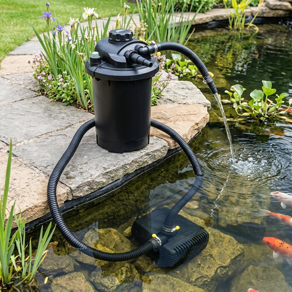 4500L Pump and Filter Set with 7W UVC for Ponds up to 4,500 Litres