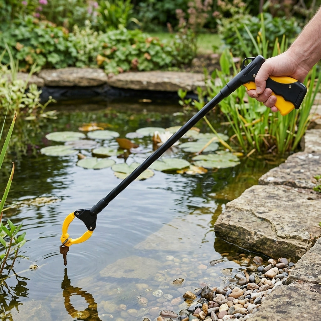 90cm Pond Grabber with Magnetic Tip and Locking Mechanism