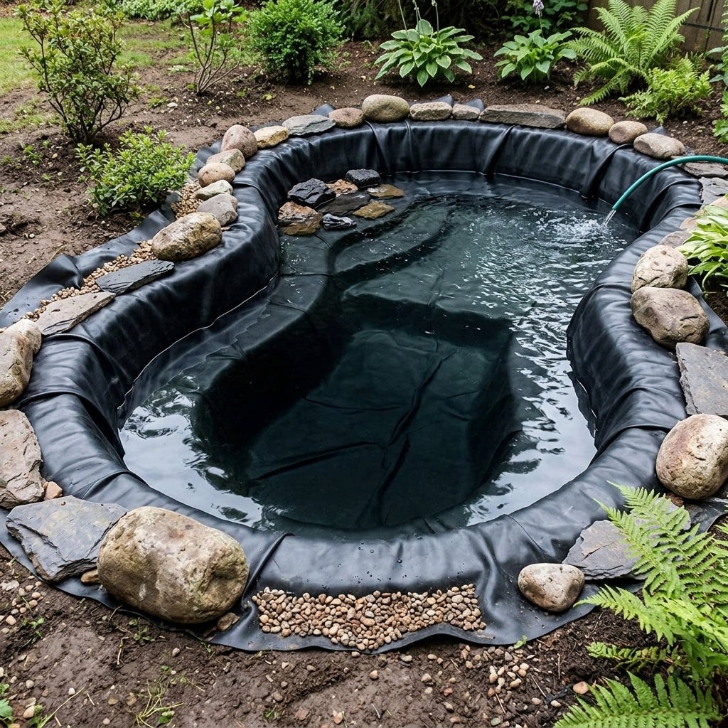 Flexible Pond Liner 40-Year Guarantee – Sizes 2m x 2m to 50m x 40m