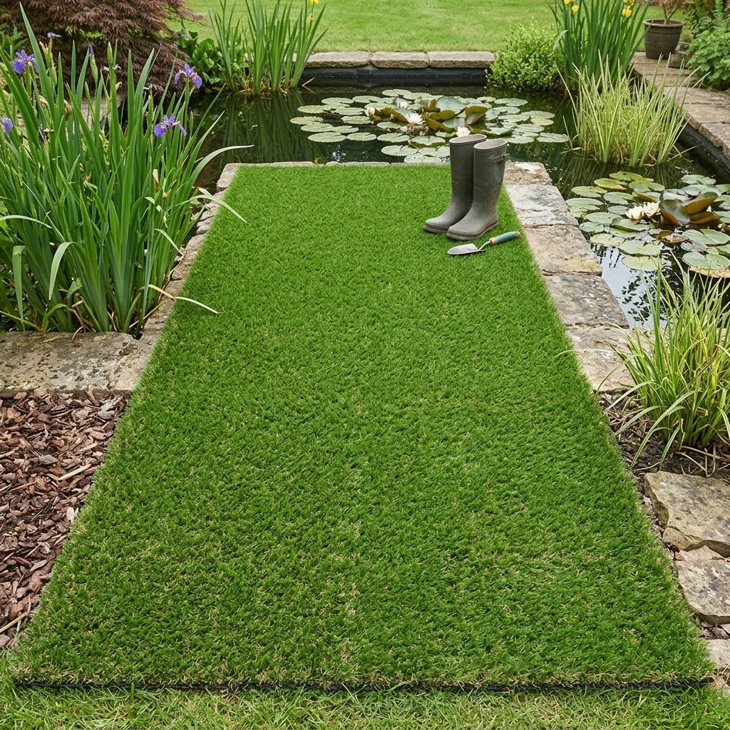 2m x 5m artificial grass with 38mm pile for gardens