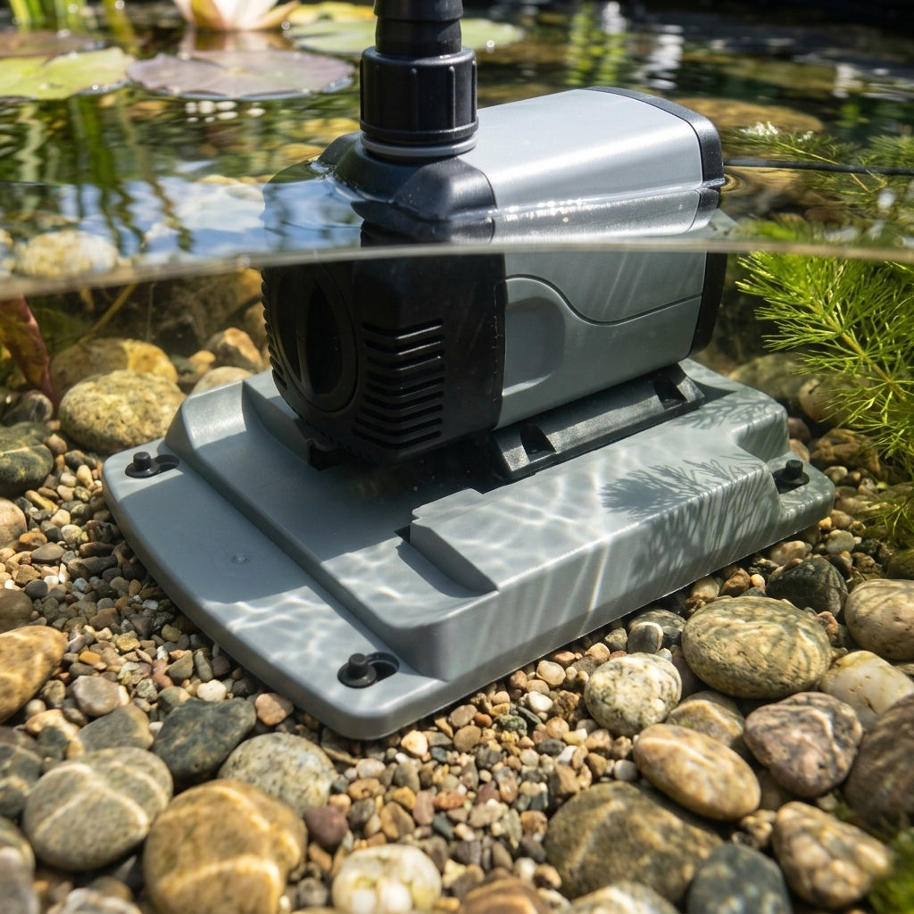 Base Plate and Feet for 20000 Pond Pump – Grey Replacement Set