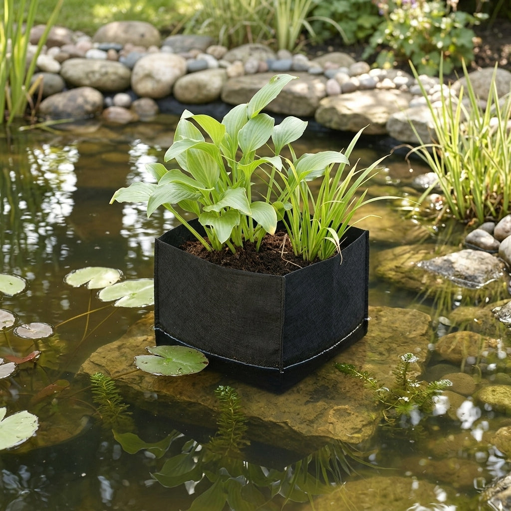 30 x 30 x 25cm Large Square Pond Planting Bag for Aquatic Plants