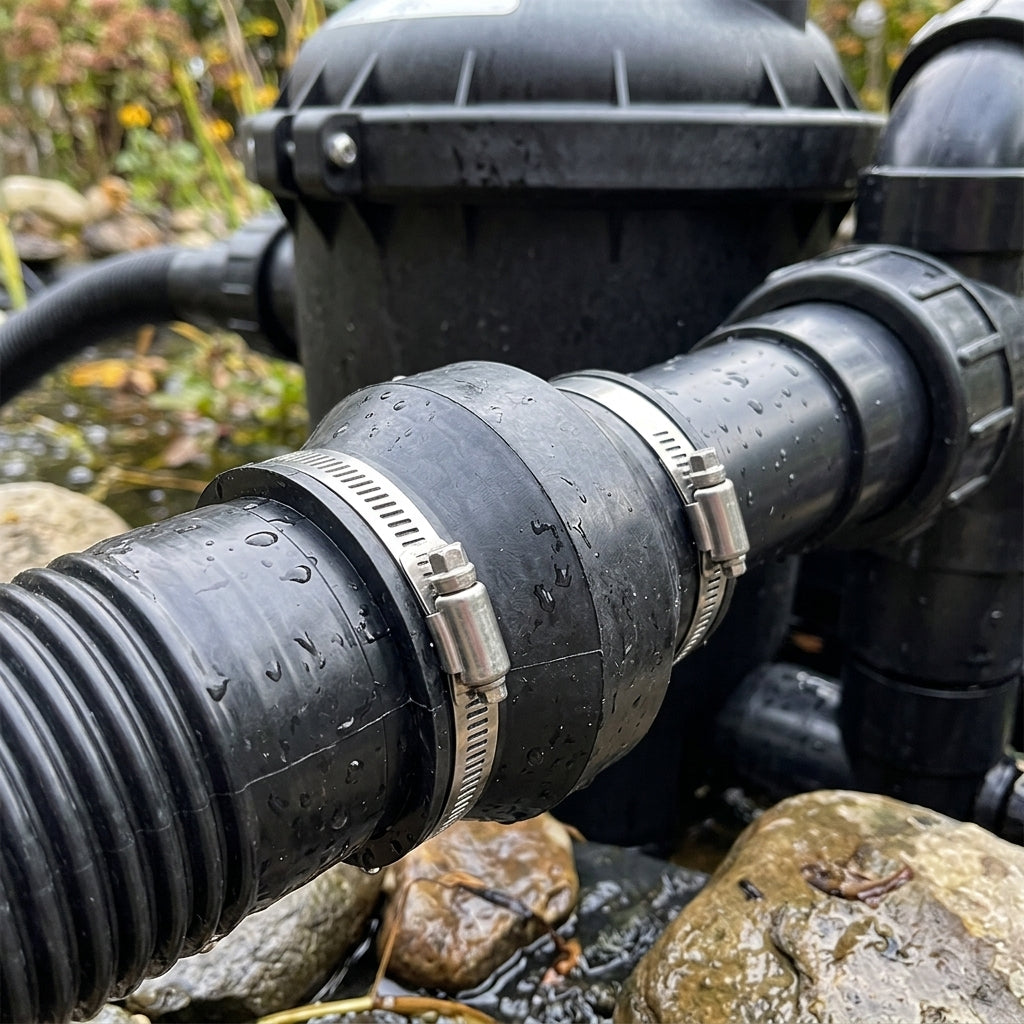 4" to 3" Flexible Pipe Connector Reducer for Pond Systems