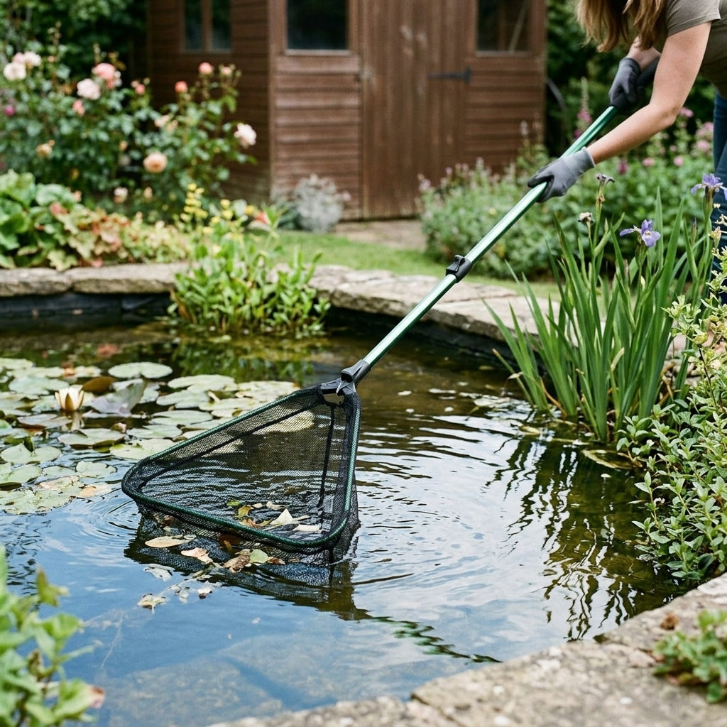 220cm Collapsible Skimmer Net with Telescopic Metal Pole