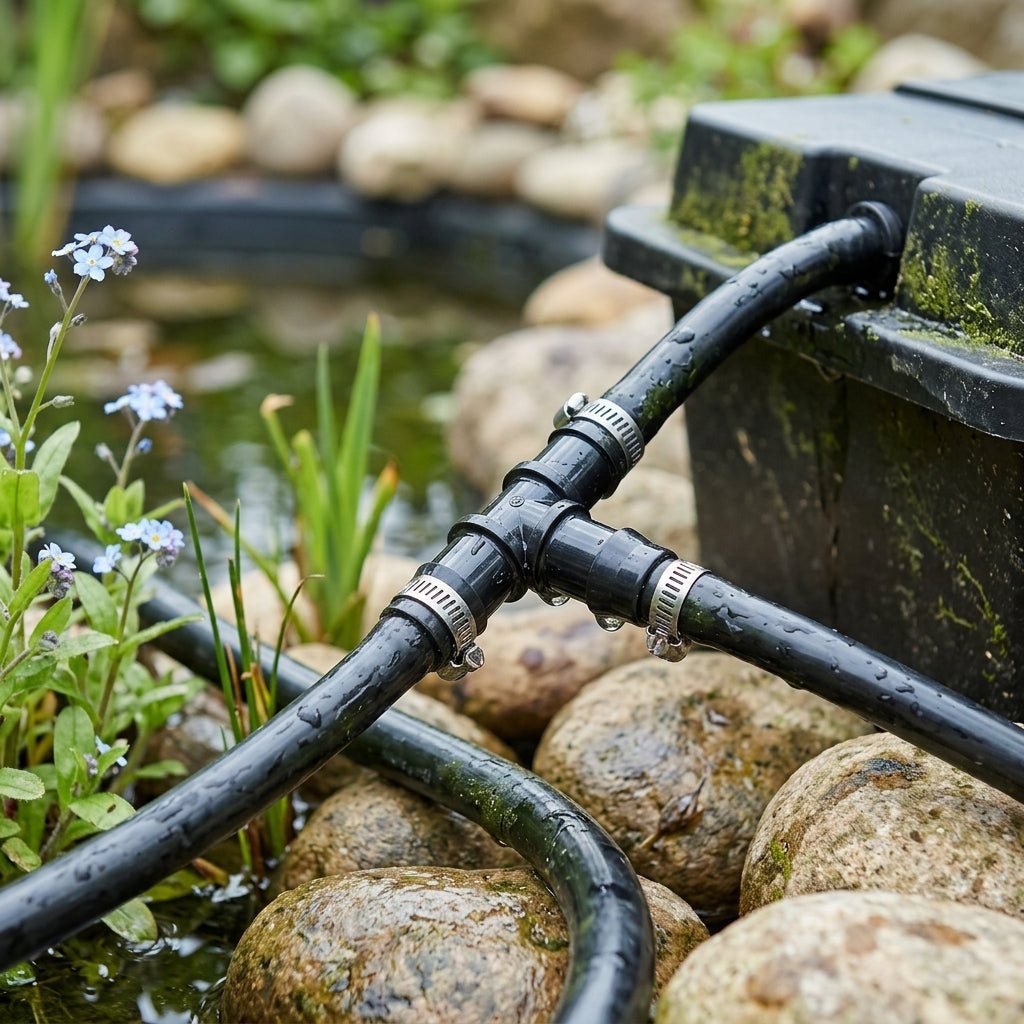 12mm T-Piece Connector for Flexible Pipework