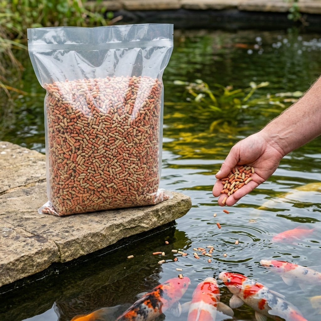 4kg Pond Fish Food Sticks - Oranges and Cream