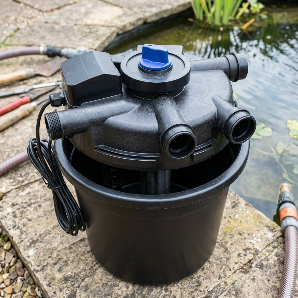 Lid and UVC Assembly for 30000 Pond Filter – Complete with Electrics