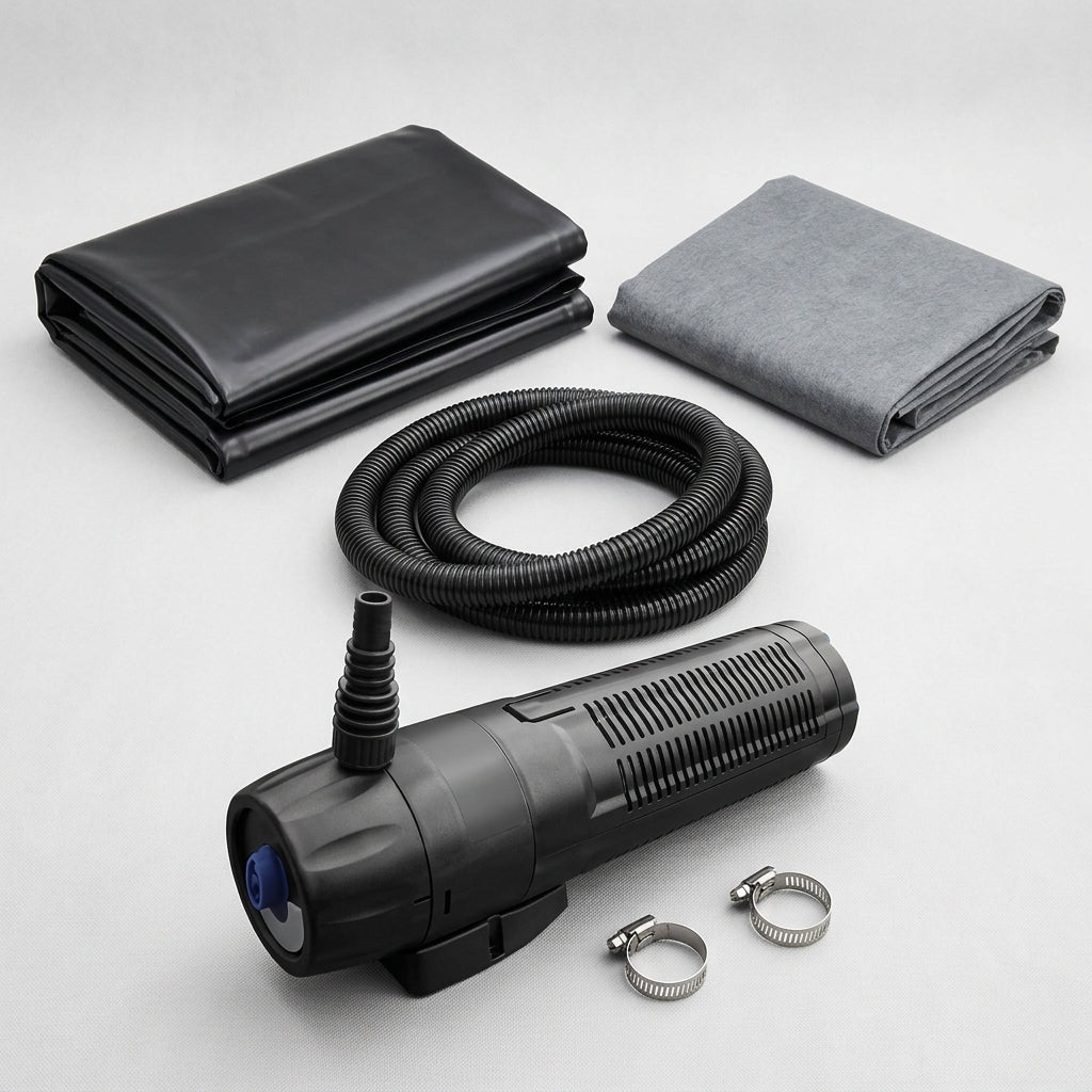 4m x 4m Small Pond Kit with Integrated Pump and Filter System (view 2)