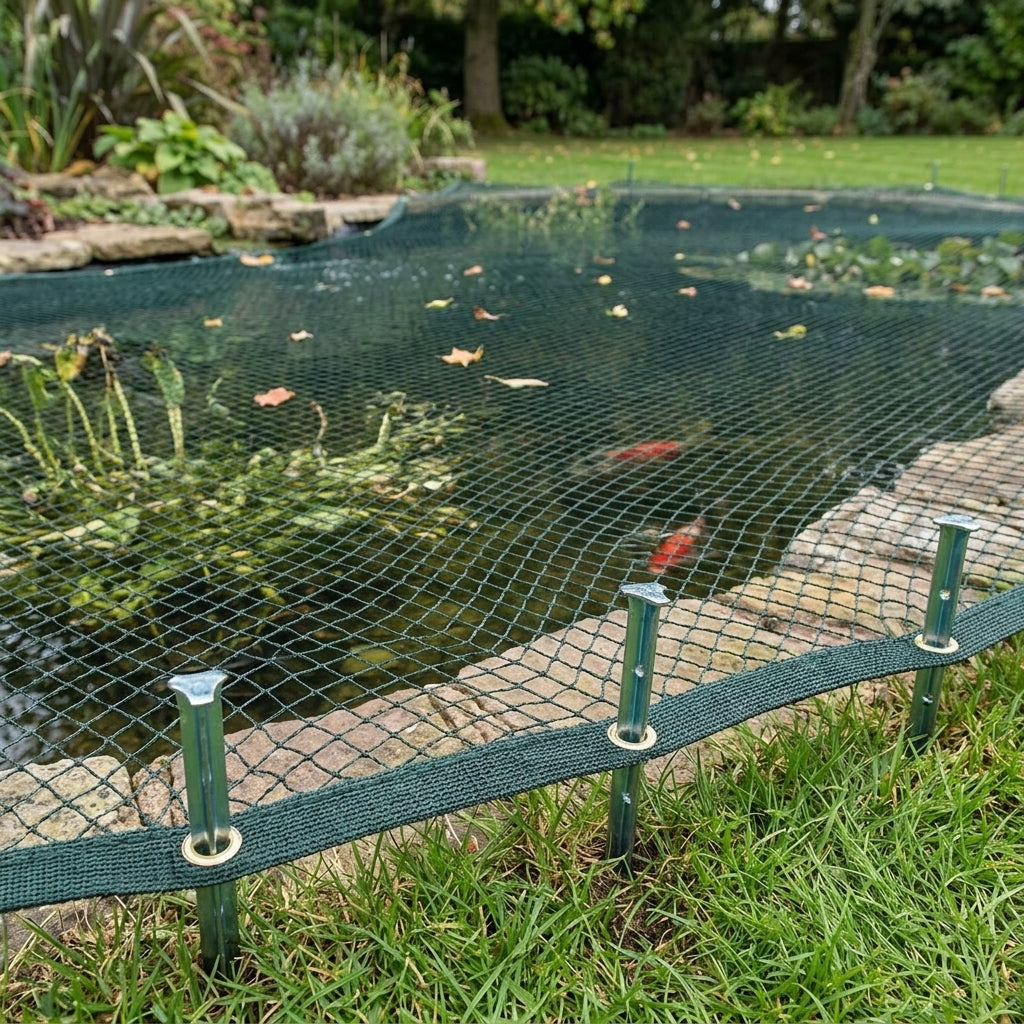 4m x 3m Pond Cover Net with Reinforced Hems and Tight Mesh