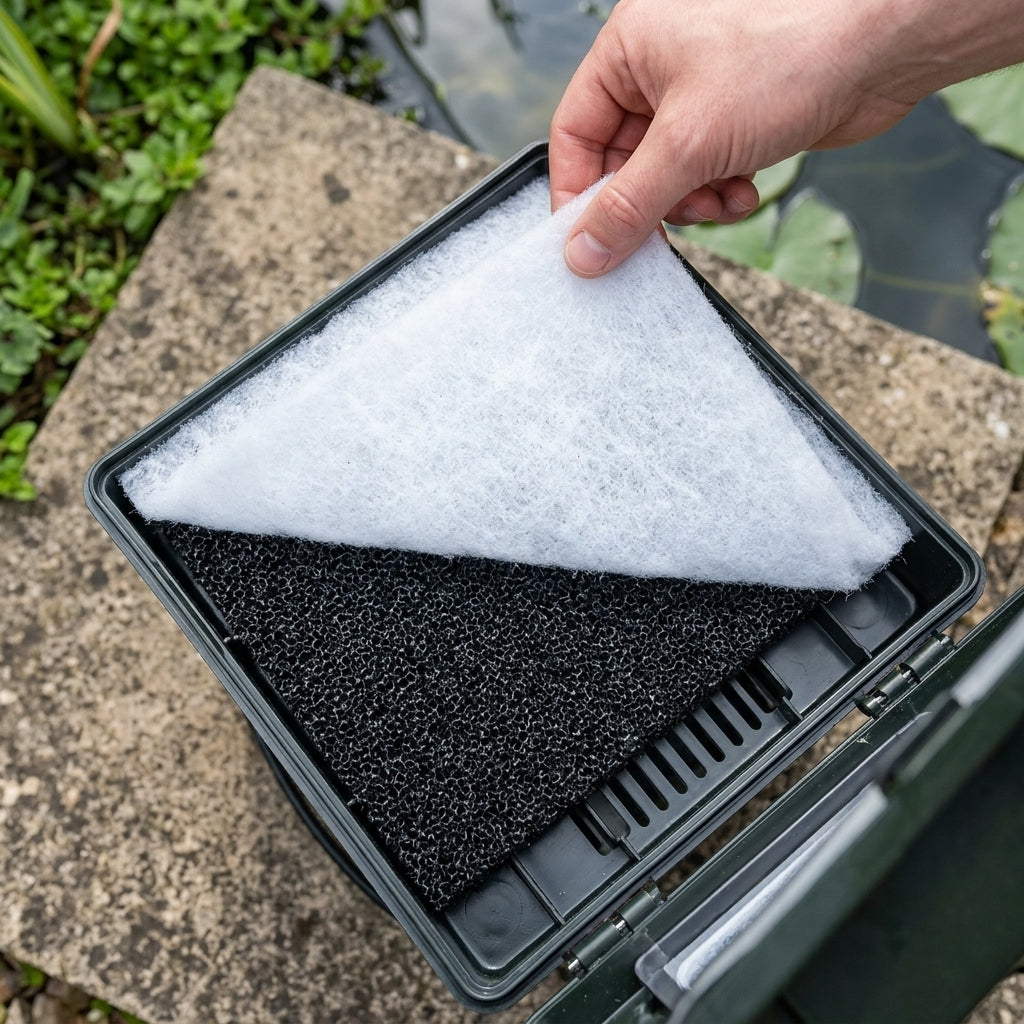 Pond filter replacement wool foam – set of 2