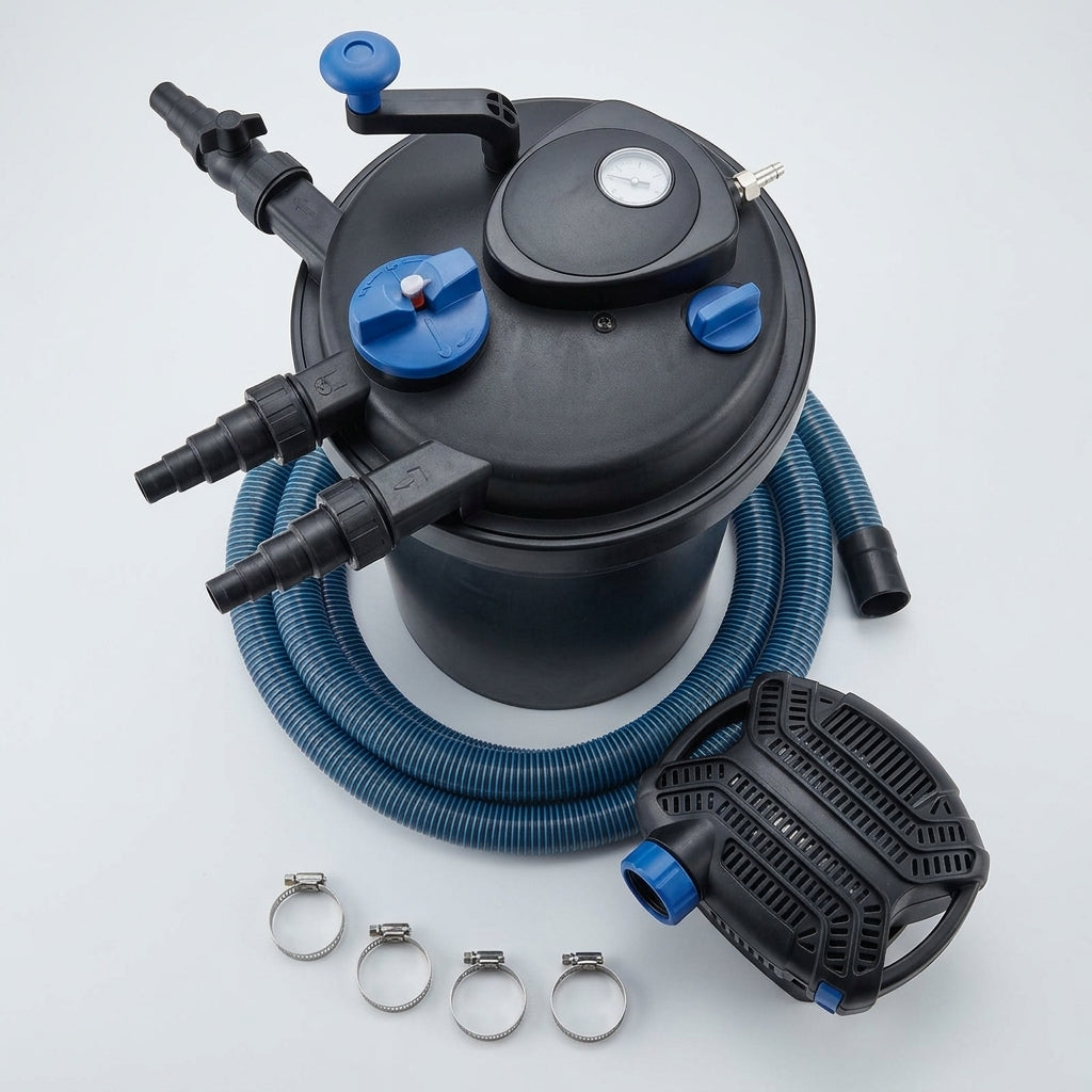 12000L Pond Pump and Filter Set with 13W UVC and 8000Lph Pump (view 2)