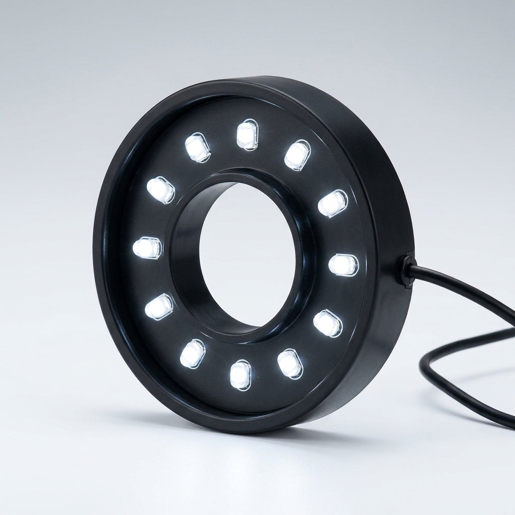 7cm LED Light Ring White 2W for Fountain Stems and 25mm Hose (view 2)