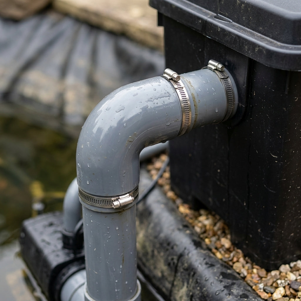 90mm 90° Elbow Fitting Grey for Pipework