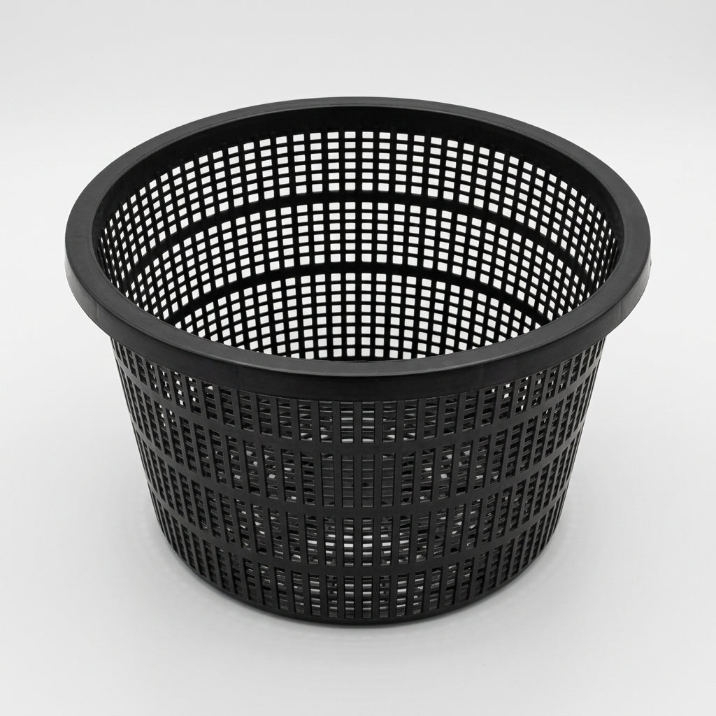 20cm x 13cm Round Pond Planting Basket – Medium Mesh Aquatic Pot (view 2)