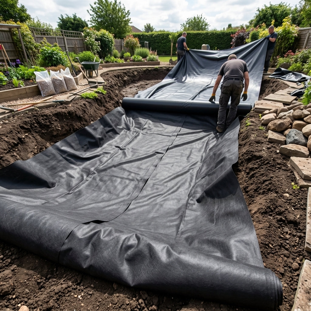 36m x 24m Pond Liner with 40 Year Guarantee and Underlay Included