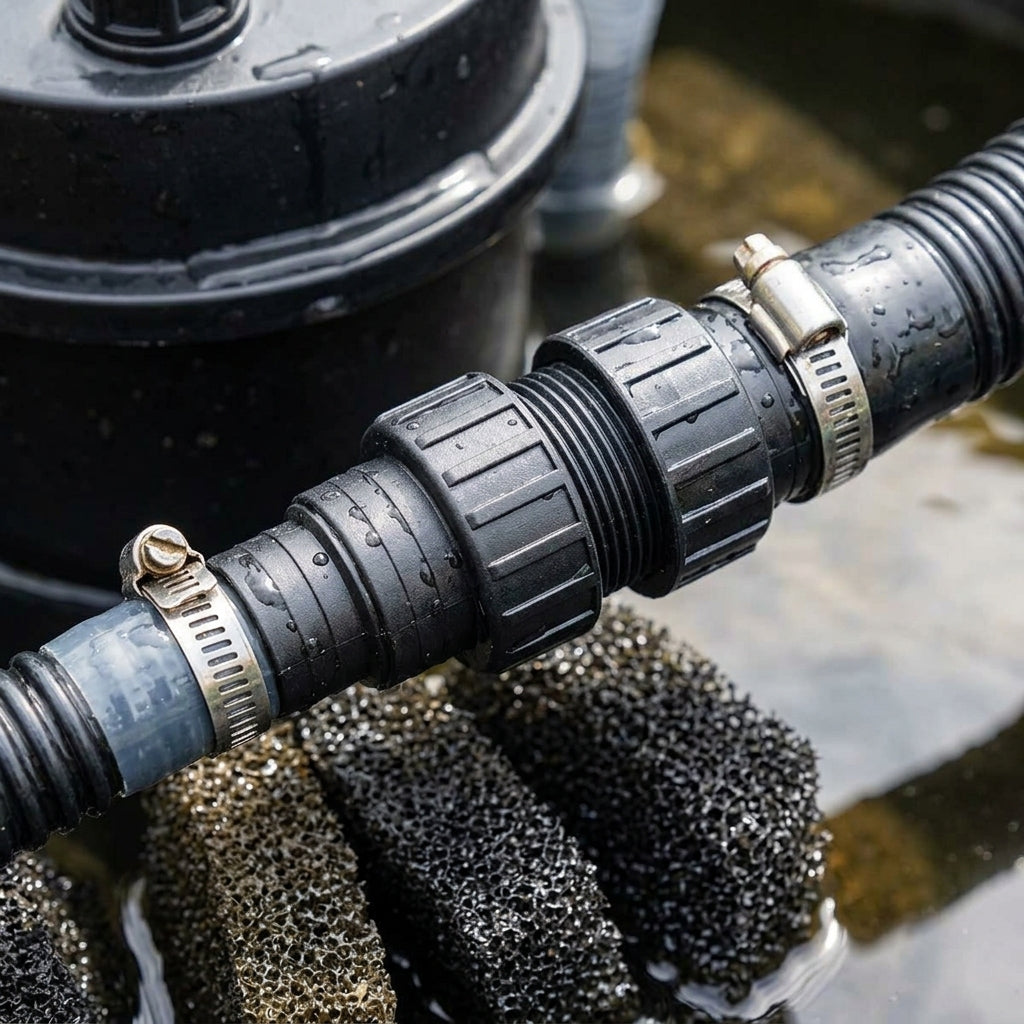 20-38mm Hose Connector for Flexible Pond Hose