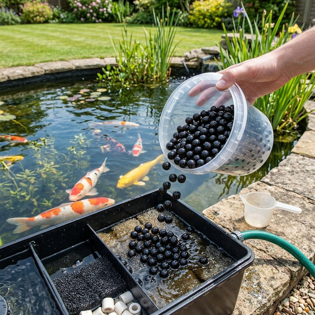 500ml Pond Bacteria Balls for Filters – Treats up to 10,000 Litres