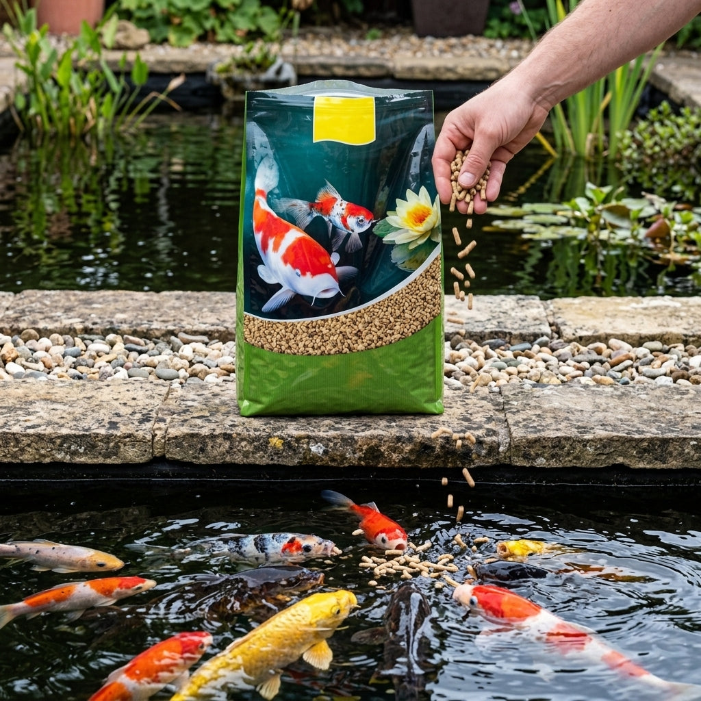1.68kg Floating Pond Sticks Fish Food with 28% Protein