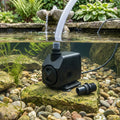 9.5x7x9cm Water Feature Pump with 10m Cable, 25W, 1500lph Flow Rate