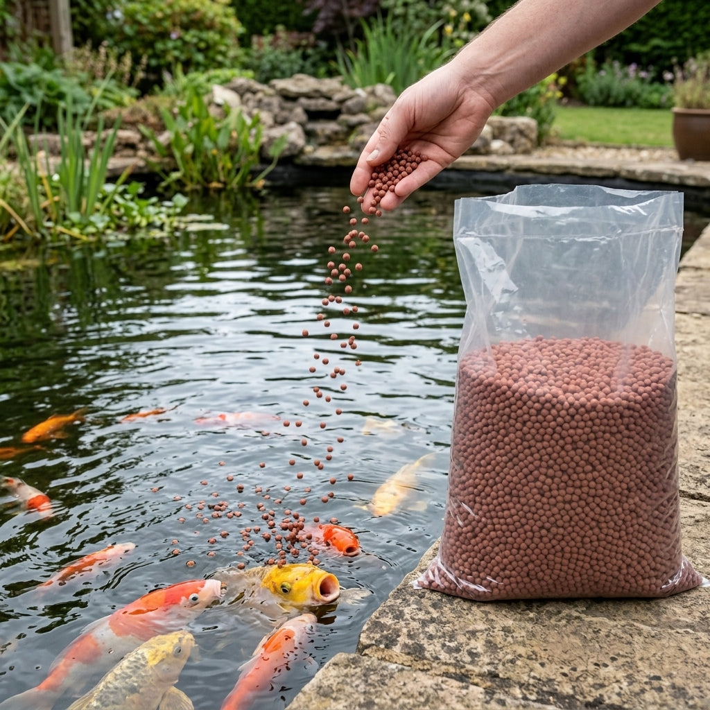 10kg Pond Fish Food Growth Pellets - 0.5cm Size